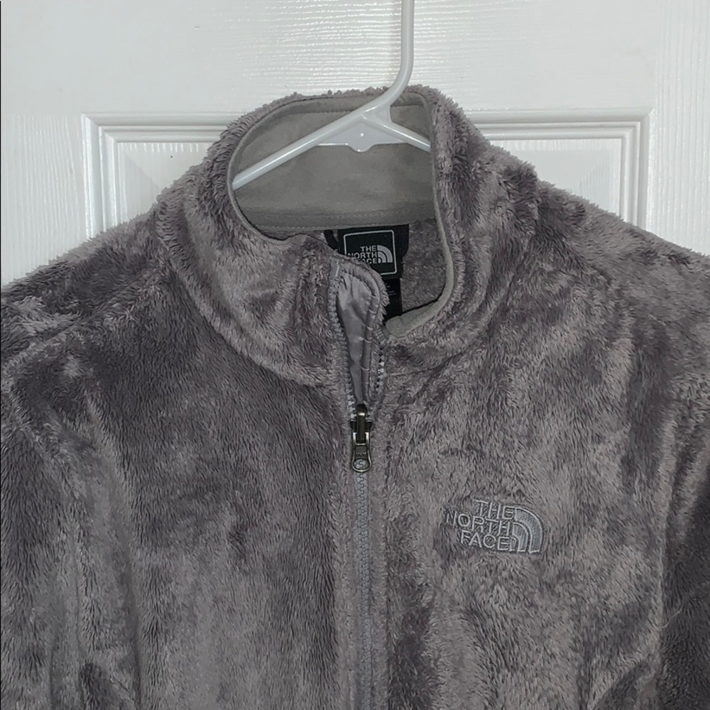 North Face Fuzzy Zip Up